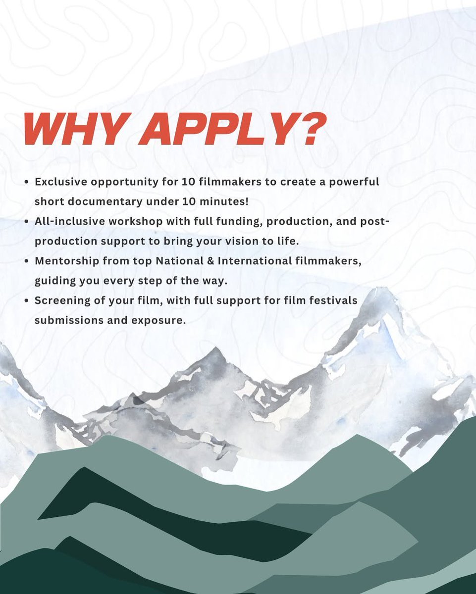 nff2019's tweet photo. Applications Open!
We’re selecting 10 driven Women Filmmakers for an exclusive fully-funded Women Make Films Workshop!
Create a short documentary (under 10 minutes),
Application link: https://t.co/Rm6qGXekCG
Deadline: 17th April, 2025 https://t.co/sIuNKIT2pF