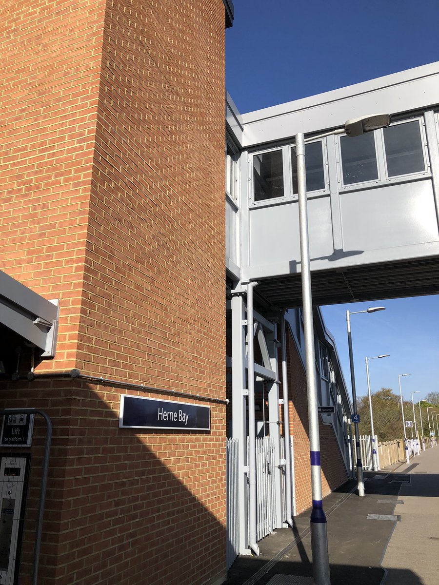 I visited <a href="/Se_Railway/">Southeastern</a> Herne Bay station yesterday. Our new lifts were in the final stages of testing. 

Well done <a href="/NetworkRailSE/">Network Rail Kent & Sussex</a>. They will be operational shortly in time for Easter and, of course, the busy summer season👇