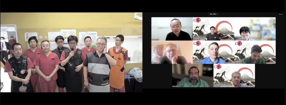 Shoichi Kuramitsu, MD, PhD, FACC, FSCAI (@skuramitsu0511) on Twitter photo The 1st CTO & CHIP JAPAN was successfully concluded. We have broadcast two CTO cases. Thank you all for joining the 1st CCJ meeting! We look forward to seeing you next year😃
<a href="/Laserrman/">Tsutomu Fujita MD</a> <a href="/SCVC2023/">Sapporo Cardiovascular Clinic 札幌心臓血管クリニック</a> <a href="/calcbreaker/">Takuro Sugie</a> <a href="/cto_chip_japan/">CTO&CHIP JAPAN</a> <a href="/tadano98/">Yutaka Tadano</a> The 1st CTO & CHIP JAPAN was successfully concluded. We have broadcast two CTO cases. Thank you all for joining the 1st CCJ meeting! We look forward to seeing you next year😃
<a href="/Laserrman/">Tsutomu Fujita MD</a> <a href="/SCVC2023/">Sapporo Cardiovascular Clinic 札幌心臓血管クリニック</a> <a href="/calcbreaker/">Takuro Sugie</a> <a href="/cto_chip_japan/">CTO&CHIP JAPAN</a> <a href="/tadano98/">Yutaka Tadano</a>