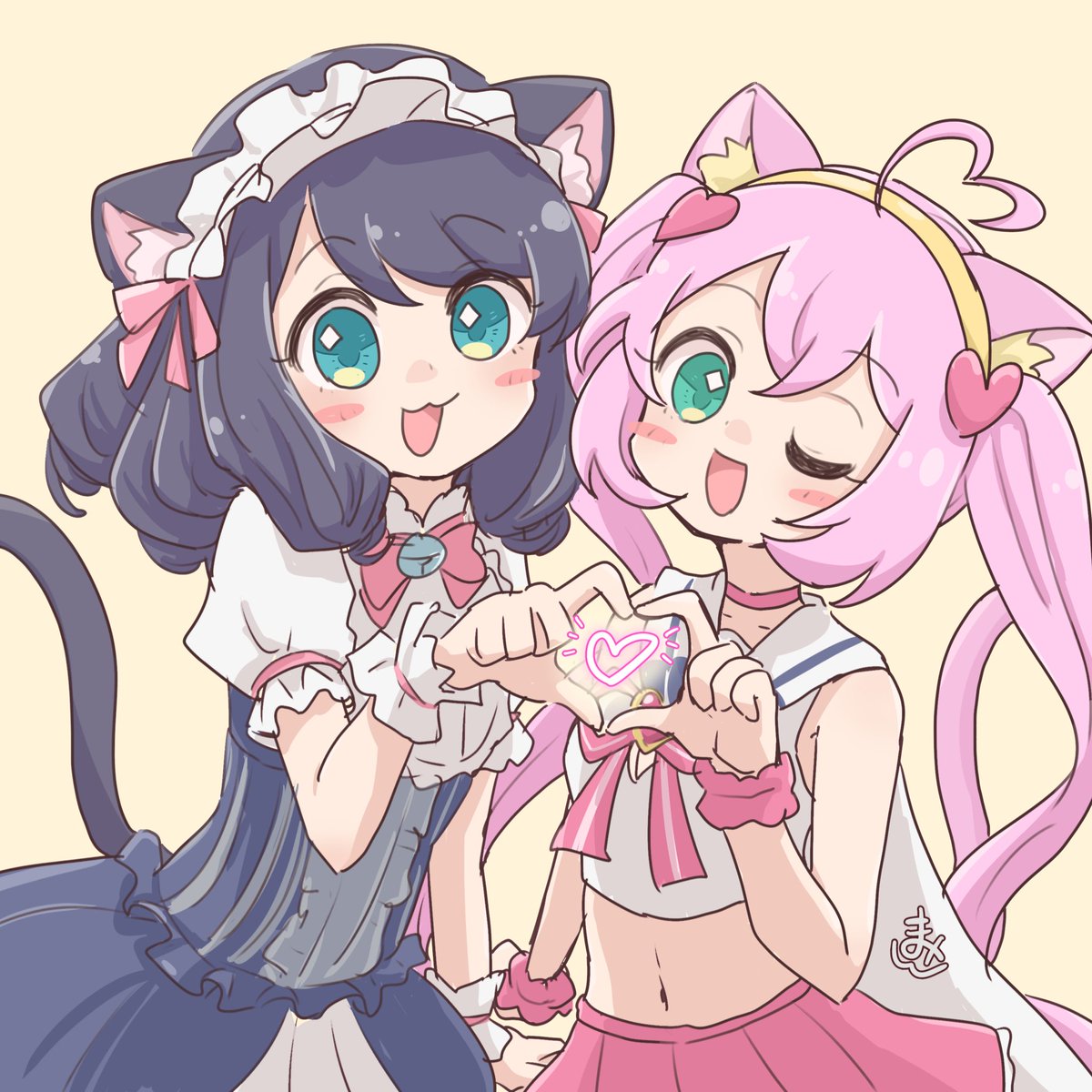 シアンちゃんロージアちゃん