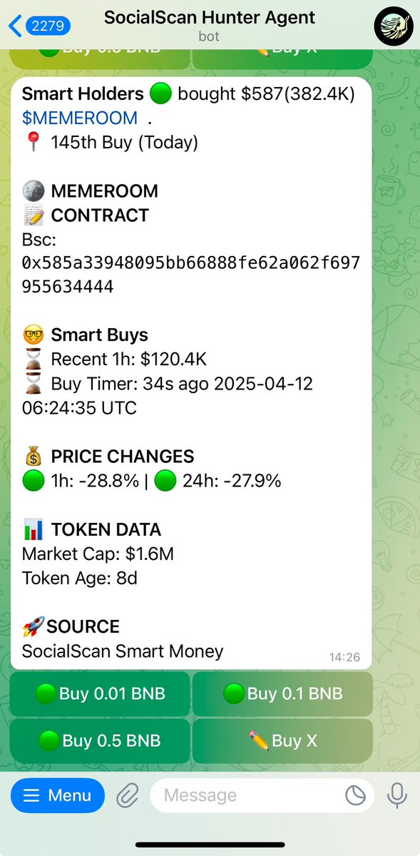 Alpha never stops at the weekend.

t.me/socialscan_mem…