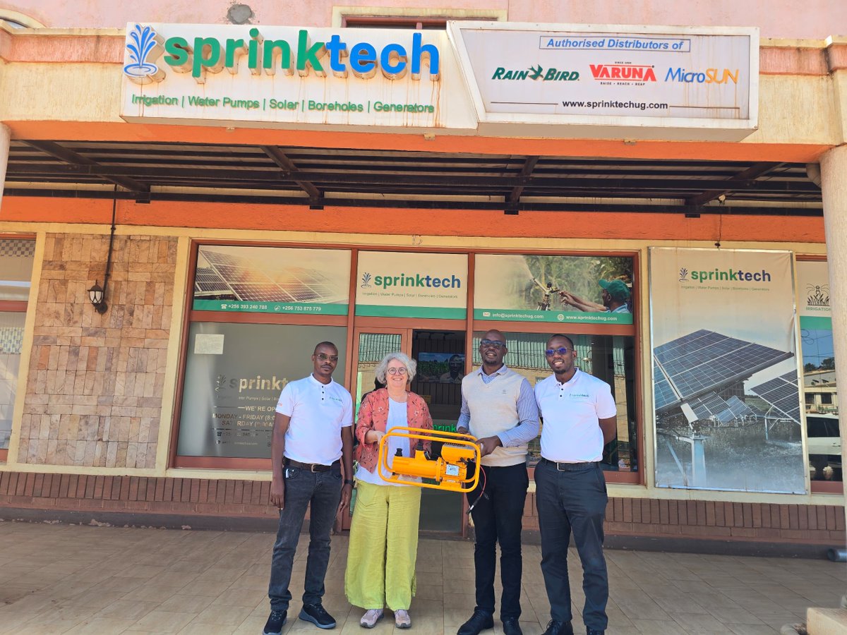 sprinktech's tweet photo. Today, we had the pleasure of hosting the CEO of Ennos @sunlightpump , @sprinktech !
A powerful moment of collaboration, innovation, and celebrating women in engineering. Together, we're driving access to sustainable water solutions!
#WomenInEngineering #Ennos #Sprinktech #SolarWaterPumps #SustainableFarming #Innovation #GreenTech #Empowerment