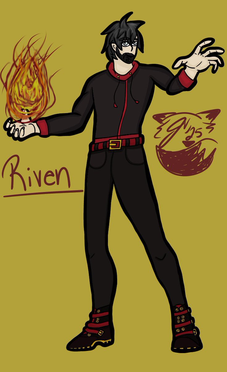JakitaLakita's tweet photo. Meet Riven!!
A fire conjurer/manipulator.
He is also proficient with daggers and short swords.
(Is also the father of my other ‘future’ OC Clara)
Riven is owned by: @JeremyVile2
#rp #rpoc #fireuser #art #artmoots #digitalart #oc #ocart
🖤reference below🖤 https://t.co/FdyhSG7vPP