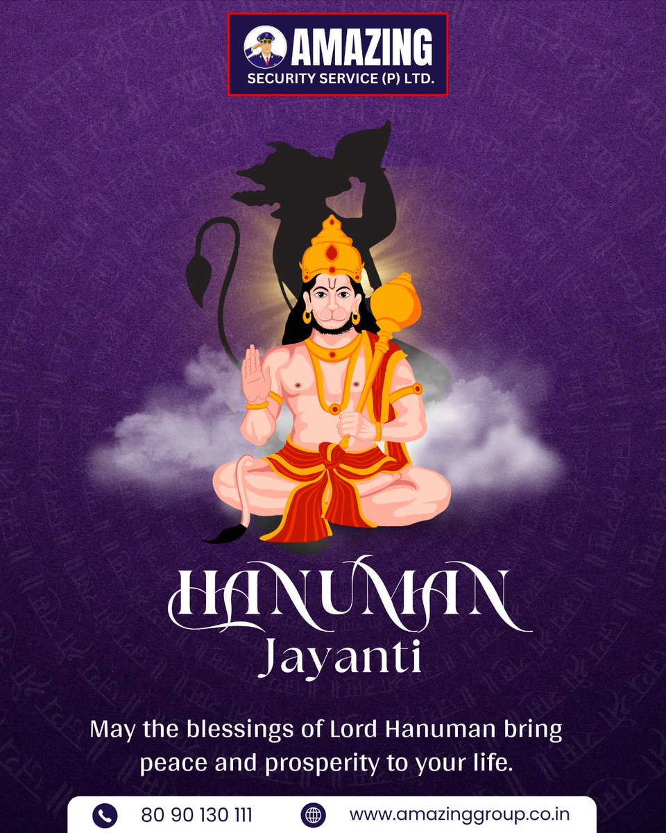 amazingsecure90's tweet image. As Bajrangbali guards the devotees from evil, we are committed to safeguarding you with the highest level of security services—24/7, vigilant, and dependable.
Jai Bajrangbali!

🔒 #AmazingSecurity
🔔 #HanumanJayanti2025
🛡️ #SecureWithStrength
🧡 #HanumanJanmotsav
🛕 #Security