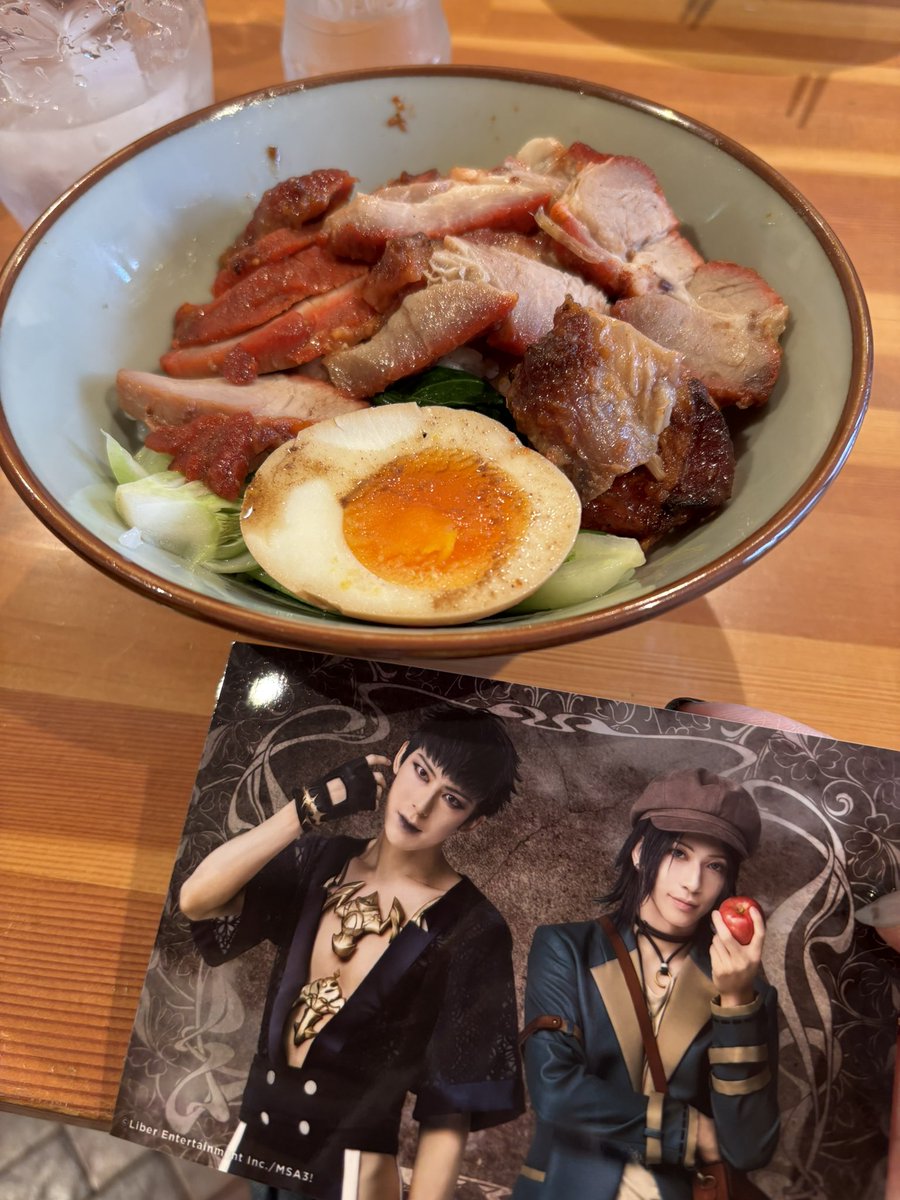A公演観てきたよ!!!!クリフがかわいいし歌上手いし演技上手いし最高🥰🥰叉焼飯うまい 