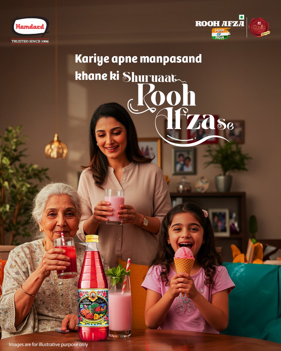 MeriDiarySe12's tweet photo. @HamdardFoods
Roohafza को मार्केटिंग के लिए बाबा फ्री में मिल गया है।
इतना एडवरटाइजिंग के लिए किसी एक्टर को करोड़ों देना पड़ता।
#RoohAfza #रूहअफजा #roohafzadrink
#humdard https://t.co/p5lSY95w22