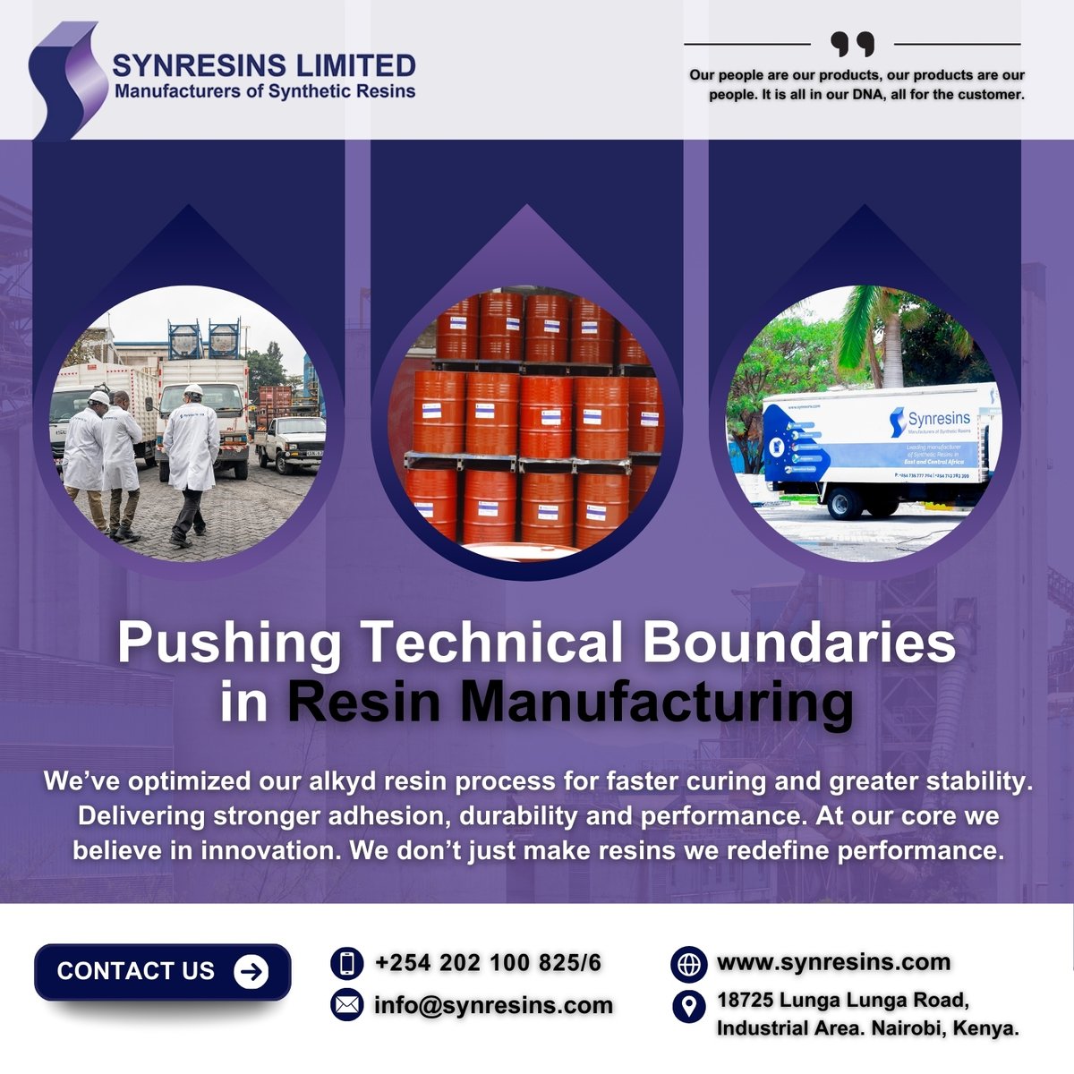 synresins's tweet photo. We're pushing boundaries in resin innovation!
👏 We have advanced our alkyd resin curing time &amp; stability. #ResinTechnology #MadeInKenya #SynresinsDelivers ( Boina Sam Mburu Susan Kihika Butere Girls Onana ) https://t.co/kvKxuojcD7