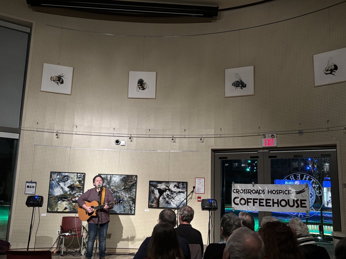 A great time in the <a href="/CityofPoCo/">City of Port Coquitlam</a> tonight at the Crossroads Hospice Coffeehouse. #SupportLiveMusic