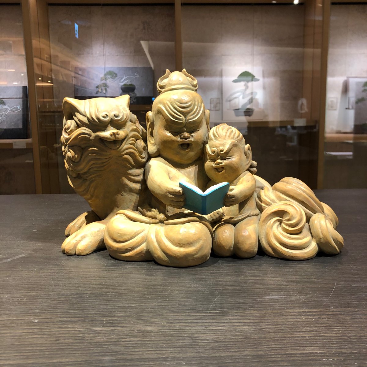 彫刻家・三好桃加の作品展 「仁王像たちのオフの日.2025 春」 銀座 蔦