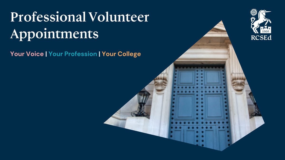 Be a voice for your profession 📢 with the College's Professional Volunteer opportunities.

We're currently seeking Exam Board Members, Specialty Examiners, Chairs for several of our Faculties and more. 

Learn more about each of our opportunities here: bit.ly/4jx8gVa