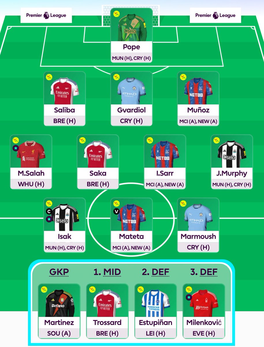 skowronFPL's tweet photo. 🚨 BENCH BOOST ACTIVE 🚨

1/1FT: Mitoma ➡️ Trossard 
Isak na kapitanie 🧢
OR 366k

Powodzenia! 🥵
#fpl #jakgractoznajlepszymi #FPLCommunity #BB32 https://t.co/uIuxcuQesD