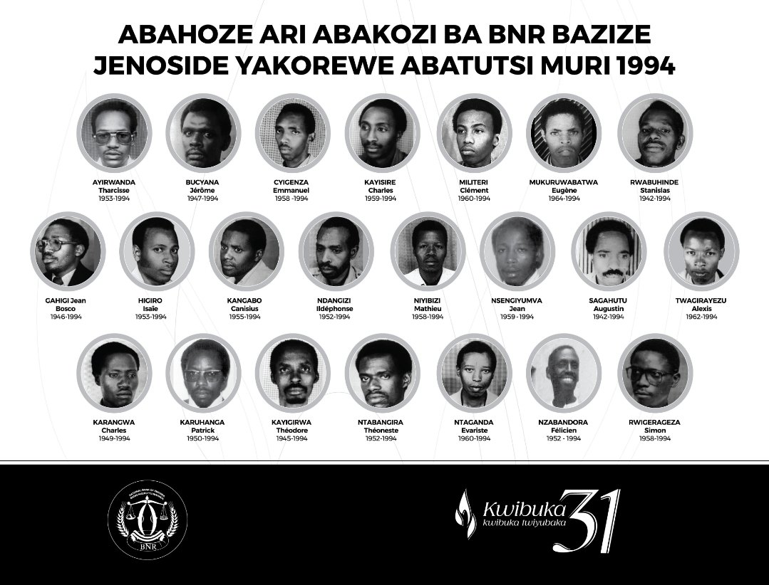 Reka nibarize, ntaza nkavuga ibyo ntazi, bakanyita inyangarwanda.

Rata mubwire, ko abatutsi bari barahejwe, baratotejwe, bagahezwa mu bintu byose, aba bibukwa hano muri BNR  ubwo ntibaba ari abatutsi bo muri Zimbabwe ra?
Kuko abo mu Rwanda baricwaga gusa 🤦🏾‍♂️
#RwOT