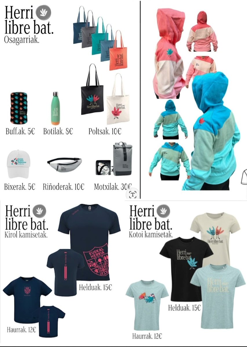 ✳️Gaur, alde zaharreko <a href="/gure_esku/">Gure Esku</a> kalera aterako da Ekainak 7ko mobilizazioaren berri zabaltzera.
✳️Materialaren salmenta egongo da ere!
Hurbildu!

📌Apirilak 1️⃣2️⃣ larunbata
📌HAIMA-DENDA 🧢👚👕
📌Bilboko Areatza - Arenal
📌12:30 ↔️14:30

#EuskalHerriakErabaki
#HerriLibreBat