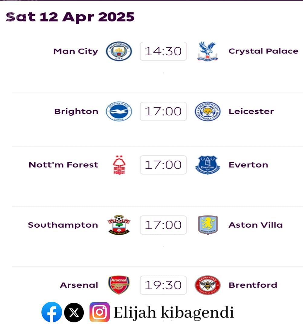 This is my today's  prediction
Manchester city 0v2.5
Brighton Ov2.5
Nottingham Forest  GG
Southampton W2
Arsenal Total1 Ov1.5

Watu wangu ni team gani hapa unaona itachoma?
#lijahonthedot