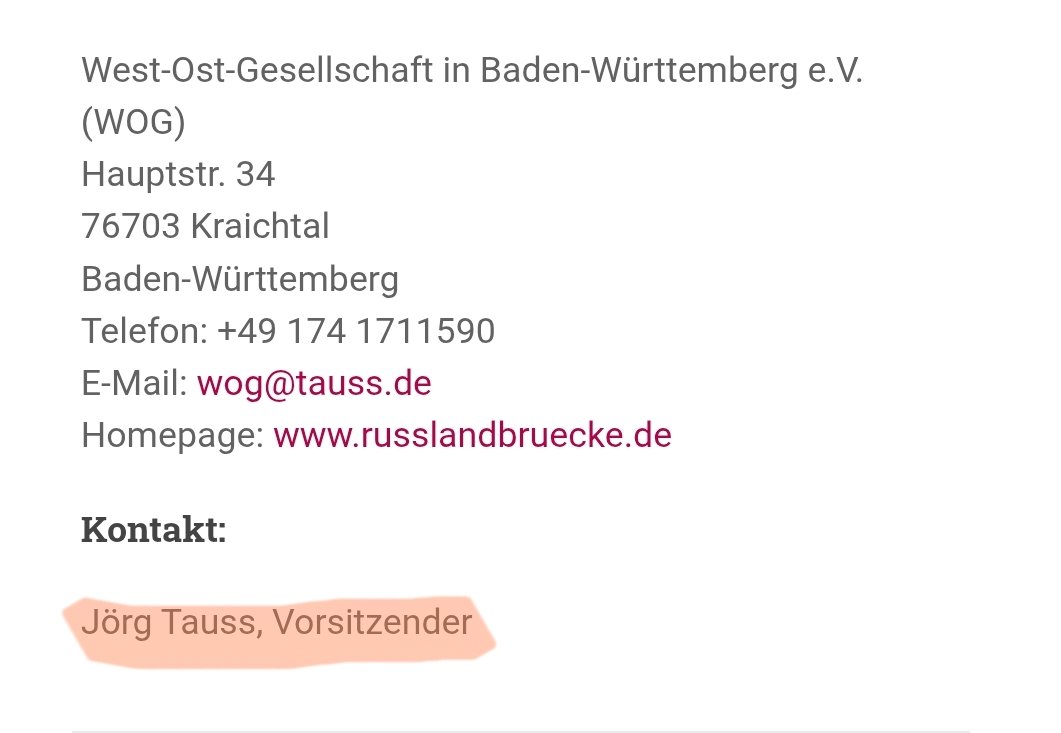ukraine_demo's tweet image. Heute ist er Vorsitzender der West-Ost-Gesellschaft BW und arbeitet dort mit Kindern.

Die #WOG hat übrigens ihren Sitz im #RussischesHaus, für dessen Schließung u.a. @HenryLindo123 demonstrierte.
