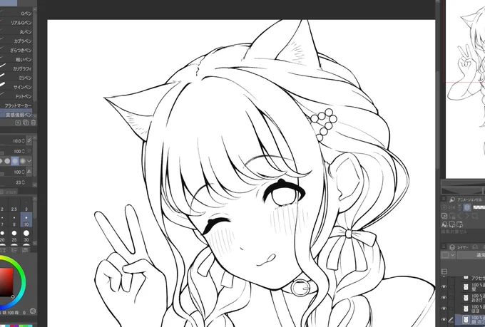 液タブ届いたので描いてます! 