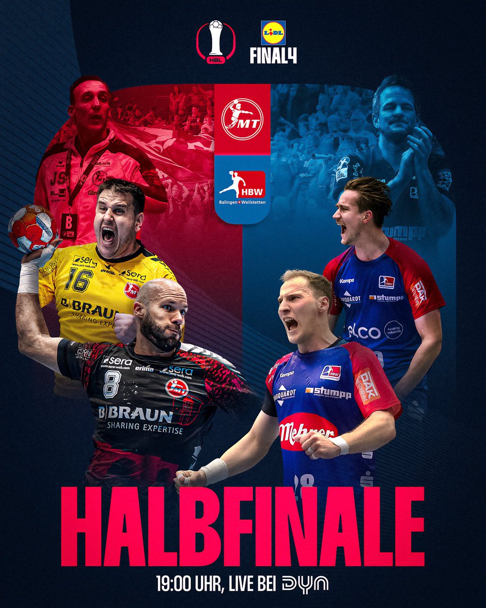 ENDLICH jeht et loss 🤩🎉
Wer wird die Überraschung des Tages❓🏆
_____
#Handball #LidlFinal4