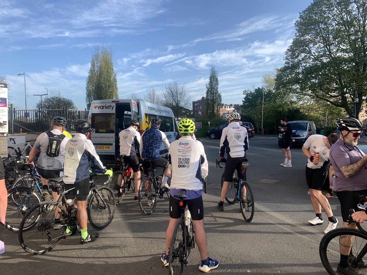 Hursty (@fmhursty) on Twitter photo We’re coming for ya <a href="/WBA/">West Bromwich Albion</a>
Leaving Worcester for the final leg of the Baggies Bike Ride which started in Watford!
Those final pennies today will make the difference
justgiving.com/page/rich-hurs… We’re coming for ya <a href="/WBA/">West Bromwich Albion</a>
Leaving Worcester for the final leg of the Baggies Bike Ride which started in Watford!
Those final pennies today will make the difference
justgiving.com/page/rich-hurs…