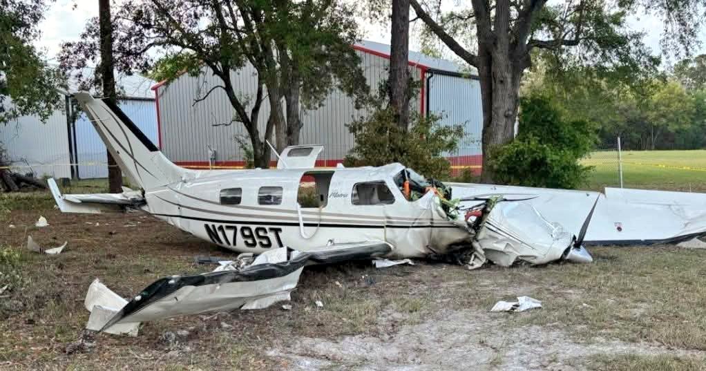 ivancp25's tweet photo. #AccidenteAéreo de #PiperMalibú Matrix PA-46R-350T (N179ST) de #AxisLabel. Se estrelló contra unos árboles al salirse de la pista 01 del Aeropuerto #DavisField (3J6), #Folkston #Georgia #EEUU 🇺🇲. Volaba con 6 ocupantes y 4 de ellos han resultado heridos de consideración. 10-04-25 https://t.co/Q8zLdSp9IA