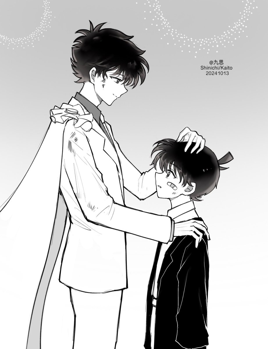 jiusi1019's tweet photo. #新快 #工藤新一 #黒羽快斗 ❤️ https://t.co/QfMzevxSB5