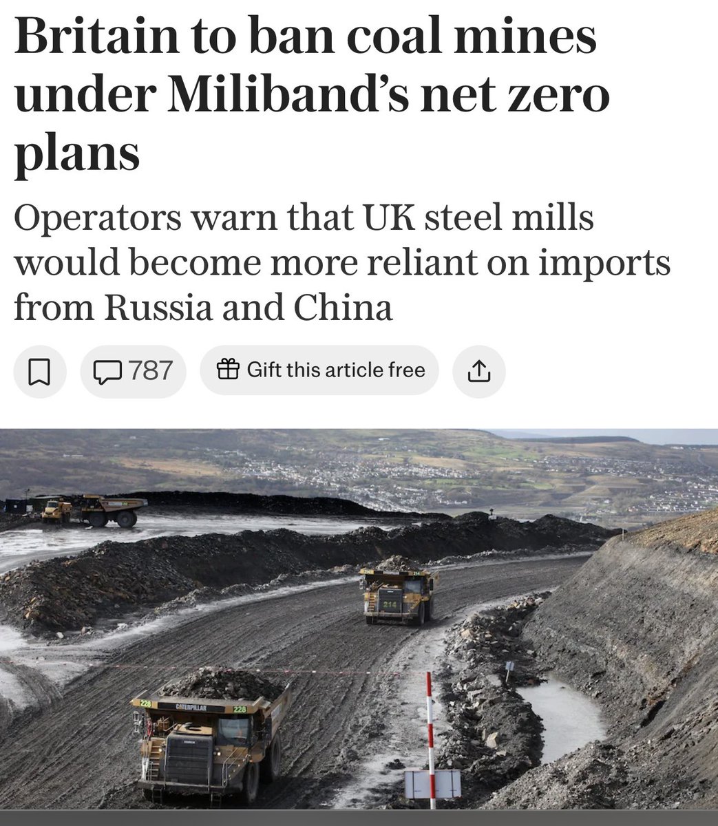 Mad Ed strikes again. Now the tax payer will need to pay to keep steel production in this country. He is destroying our industry &amp; driving up ever increasing energy prices.......