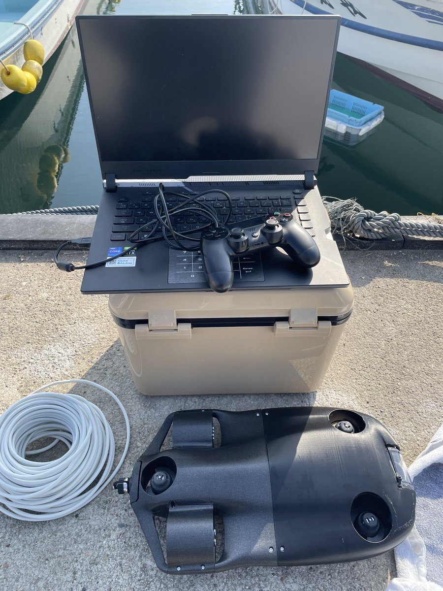 qray_pro's tweet photo. 暖かくなって来たのでやっと3DプリントROVのテストしまーす！ https://t.co/SYfdUt8DnX