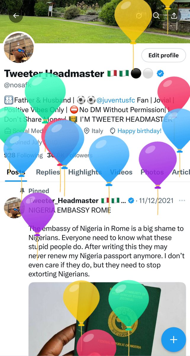 Tweeter_Headmaster 🇮🇹🇳🇬⚫⚪ tweet media