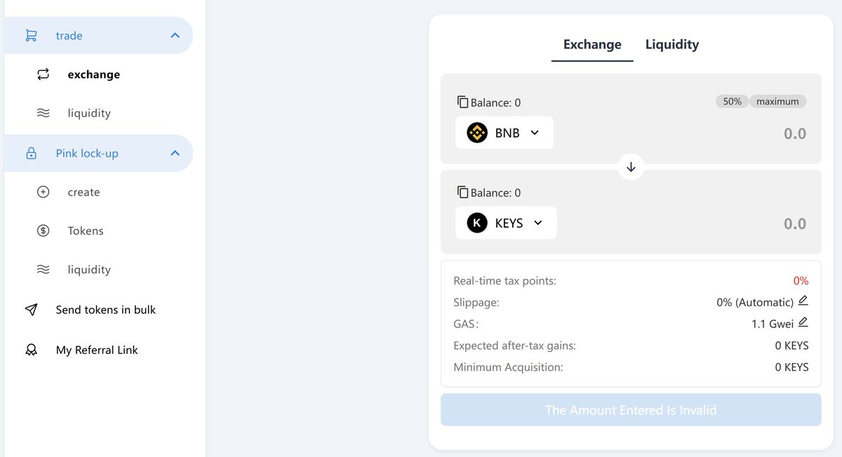 KeysBNB's tweet photo. 🚀 DEVELOPMENT UPDATE: KEYS SWAP & STAKING 

🔧 Under Development:
✅ Native KEYS SWAP platform
✅ Staking mining ecosystem

📈 Launch Roadmap:
1️⃣ SWAP launches when LP pool hits 500 BNB
- All trading fees distributed to 500K+ KEYS holders
- You can earn rewards through sharing the link.Earn passive income from every swap!

2️⃣ Staking activates at 1000 BNB LP
- Grow your KEYS through staking rewards

#DeFi #BNBChain #KEYS #Crypto #keyswap