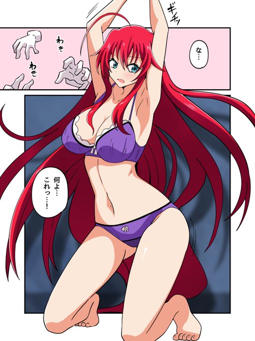 リアス・グレモリー (ハイスクールD×D)pixivリクエストより#くすぐり 