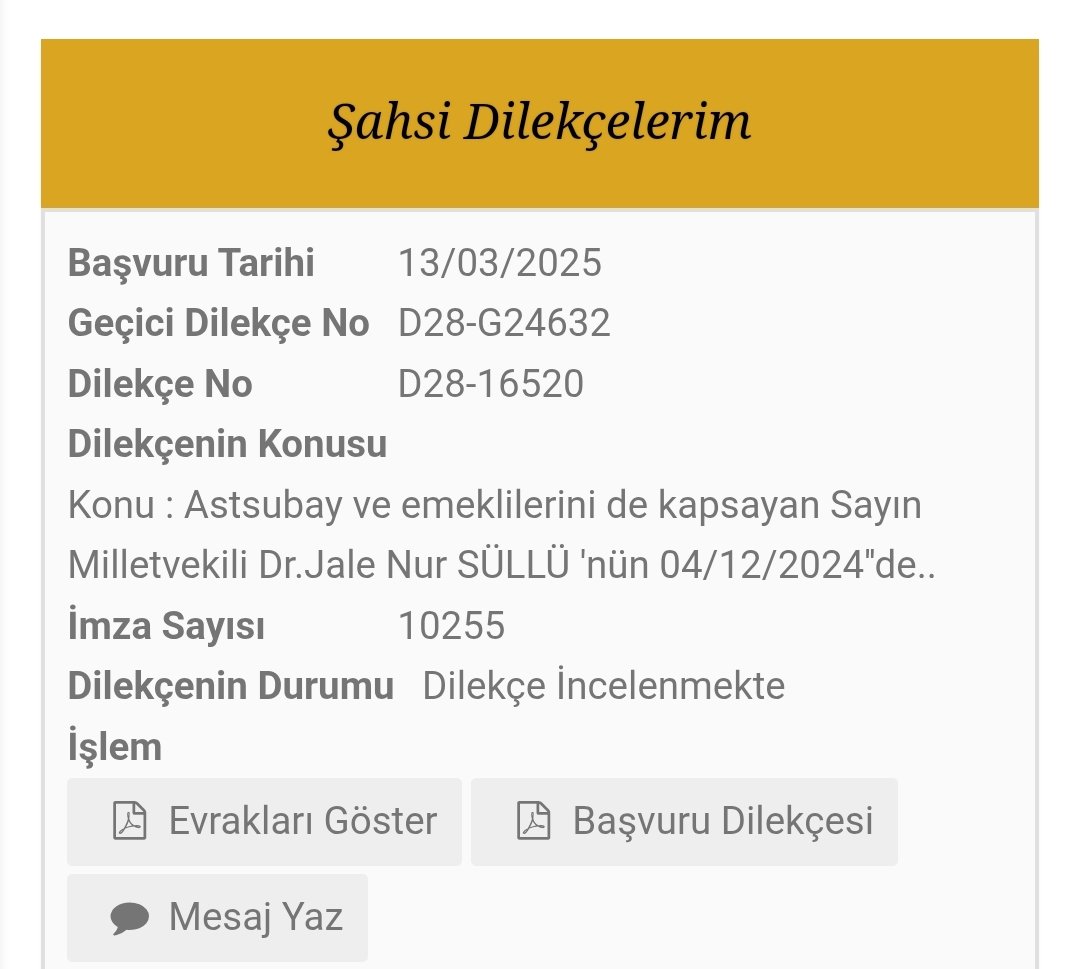 GÜZEL HABER BEKLİYORUZ

TBMM Dilekçe komisyonu'nda 1 aydan fazla süre ile en çok katılım alan dilekçemiz incelenmeye alındı.

Adaletsizliğin giderilmesini bekliyoruz.

Güzel haberler bekliyoruz.

   Tüm paydaşların gözünün sizde olduğunu biliyoruz.

   Eylemsizlik kararı alan