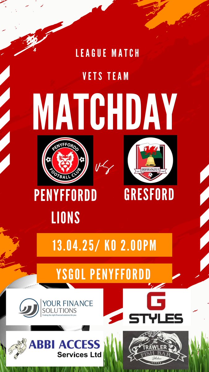 Penyffordd Football Club (@penyfforddfc) on Twitter photo 🚨GAME WEEKEND🚨
Firsts (Sat) - <a href="/CPD_Gronant/">CPD Gronant🟢⚫️</a> away
Reserves (Sat)- <a href="/BrymboFC/">Brymbo Football Club</a> at home
Vets (Sun) - <a href="/GresfordFC/">Gresford Athletic FC</a> vets at home
🦁 🚨GAME WEEKEND🚨
Firsts (Sat) - <a href="/CPD_Gronant/">CPD Gronant🟢⚫️</a> away
Reserves (Sat)- <a href="/BrymboFC/">Brymbo Football Club</a> at home
Vets (Sun) - <a href="/GresfordFC/">Gresford Athletic FC</a> vets at home
🦁