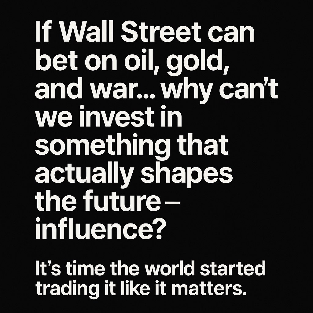 ISEStockX's tweet photo. History Has a New Ticker Symbol…
Drops May 17th…
@ISEStockX
#InfluencerStockExchange #presaletoken https://t.co/FNSuMF0oOU