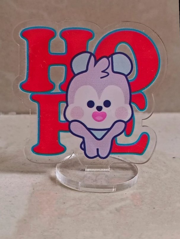 bangtan__bubble's tweet photo. Specifications 
• The Acrylic used are 3mm thick.
• Koya Standee - 2in × 1.5in
• RJ Standee - 1.8in × 1.8in
• Shooky Standee - 2.3in × 2.5in
• Mang Standee - 2.3in × 2.5in
• Chimmy Standee - 2in × 1.5in
• Tata Standee - 2in × 1.8in
• Cooky Standee - 2in × 1.5in https://t.co/NRHRDvojj2