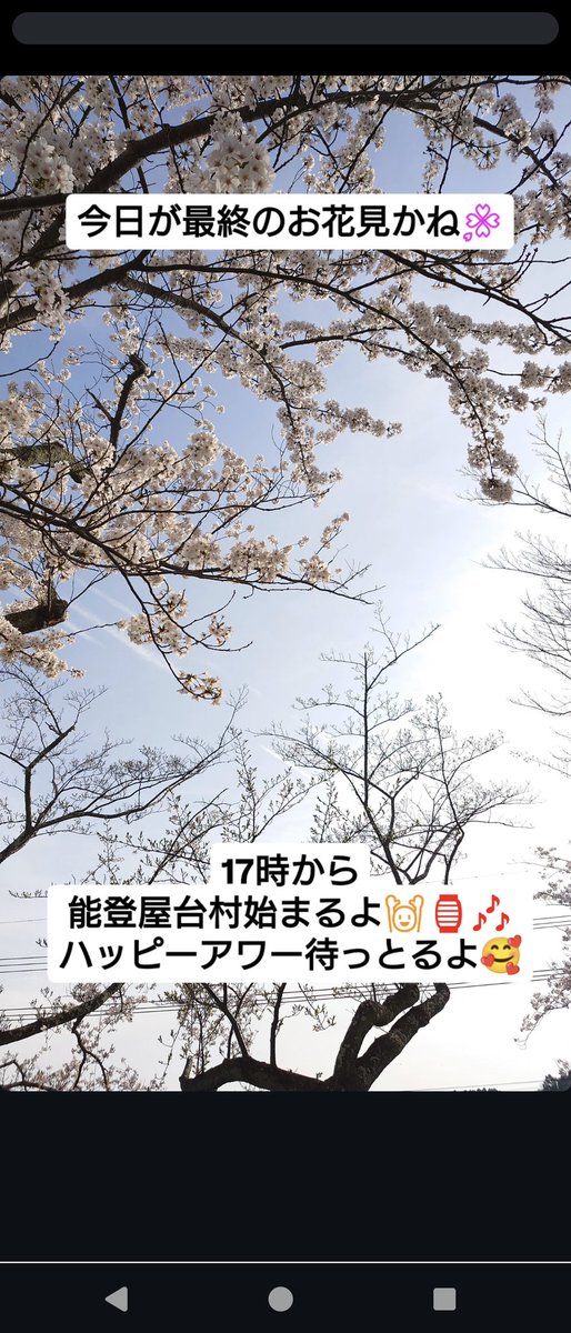 notoyataimura_'s tweet photo. 17時から能登屋台村始まるよ🙌🏮🎶
ハッピーアワー待っとるよ🥰
今日が最終のお花見かね🌸 https://t.co/3ZvCOcN78m