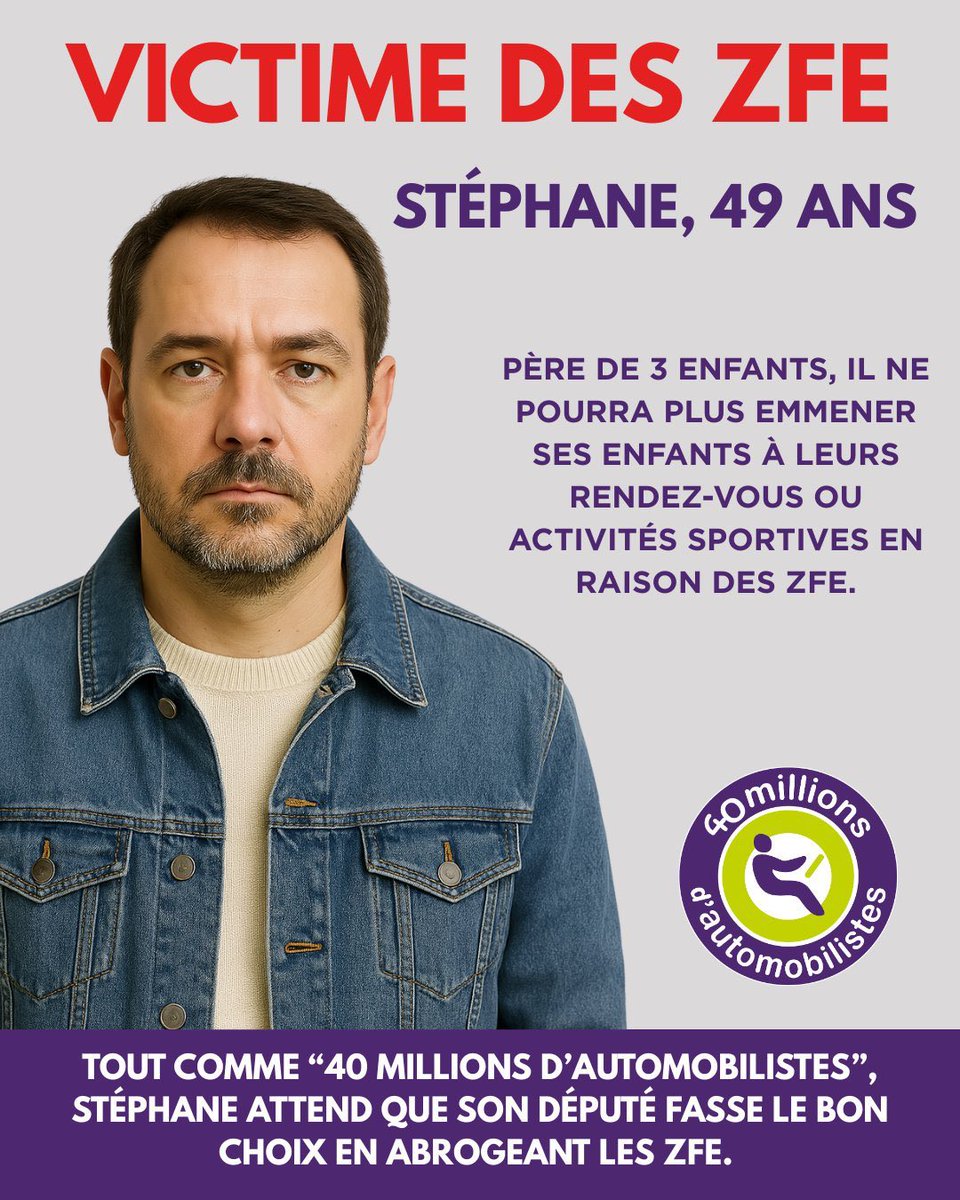 hdebonnevolonte's tweet photo. ⭕️Les ZFE vont entraver la vie de nombreux Français.

Nous comptons sur nos députés pour faire le bon choix, et abroger ces zones à forte exclusion !
#ZFE https://t.co/diuJfza2cb