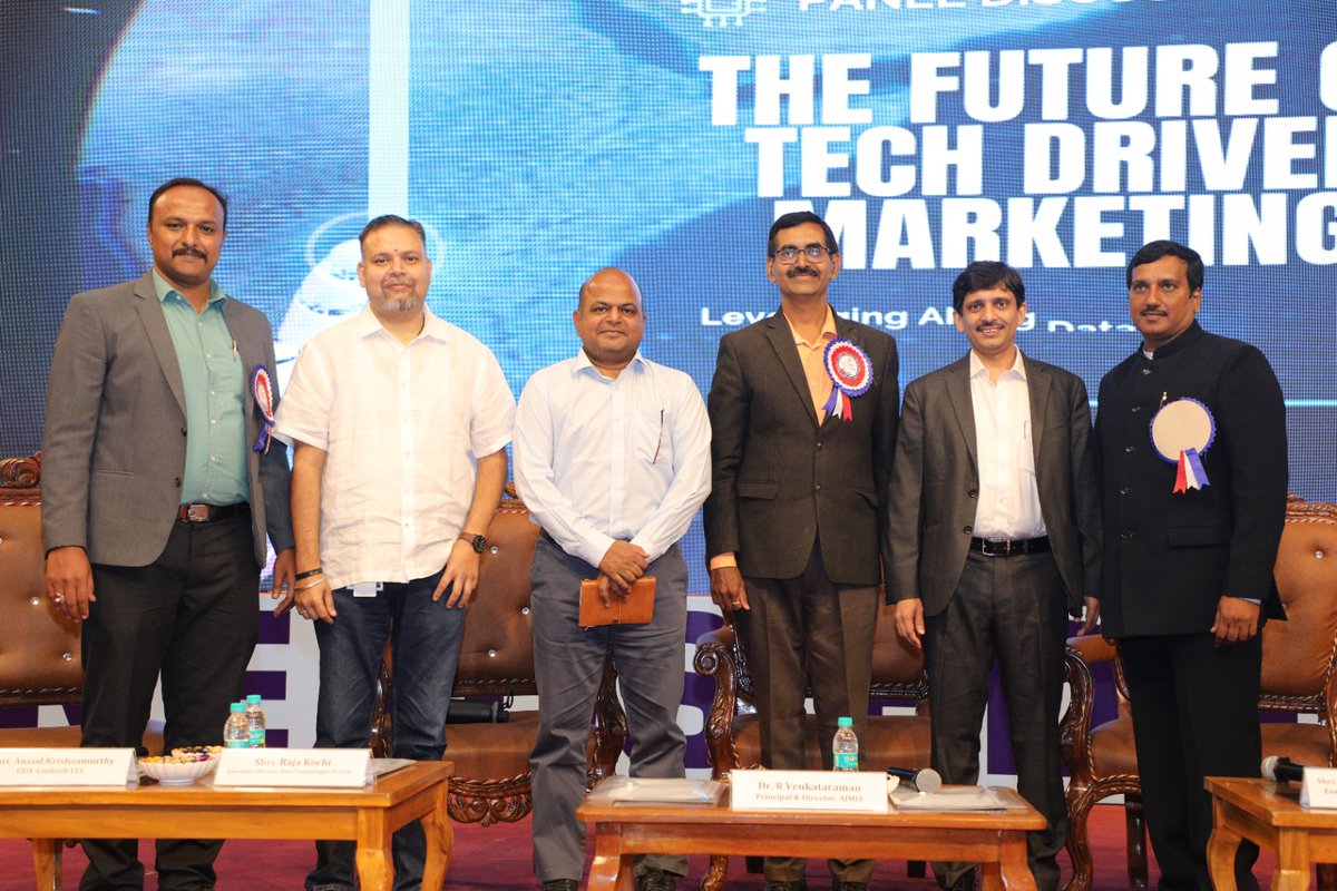 iibsonline's tweet image. Nexus Edge '25 – #ManagementConclave

A heartfelt thank you to all the esteemed marketing experts who illuminated the panel discussion on “The Future of Tech-Driven Marketing: Leveraging #AI, #BigData, and Analytics for Crafting Secure, Ethical, and Personalized