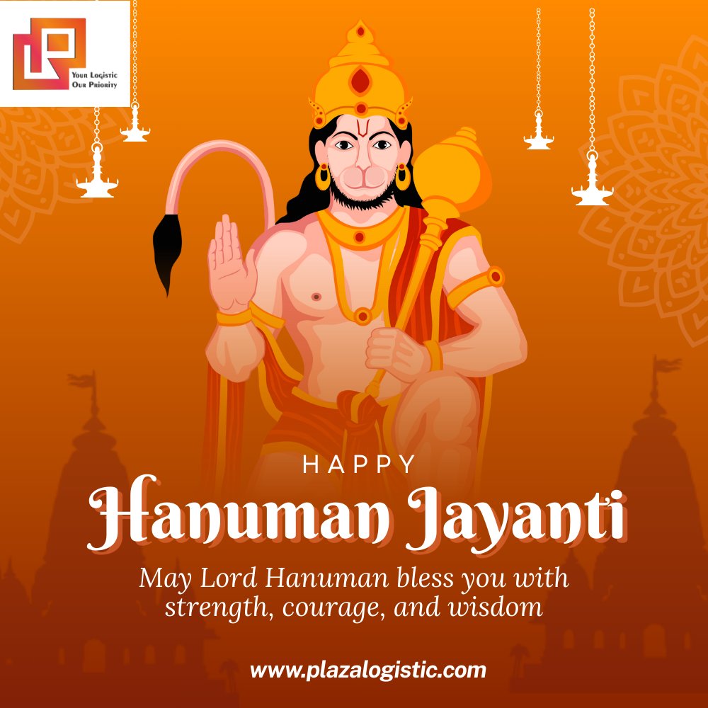 plazalogistic's tweet photo. 🙏 जय श्री राम | शुभ हनुमान जयंती 🙏 🚩 इस हनुमान जयंती पर प्रभु श्री हनुमान जी आपके जीवन में शक्ति, साहस, और समृद्धि का संचार करें। जय बजरंग बली! 💪✨ ✨💐 हनुमान जयंती की हार्दिक शुभकामनाएं 💐✨
 https://t.co/XAaDfrQMjZ #HanumanJayanti #JaiHanuman #RamBhaktHanuman https://t.co/AZtspW7YEN