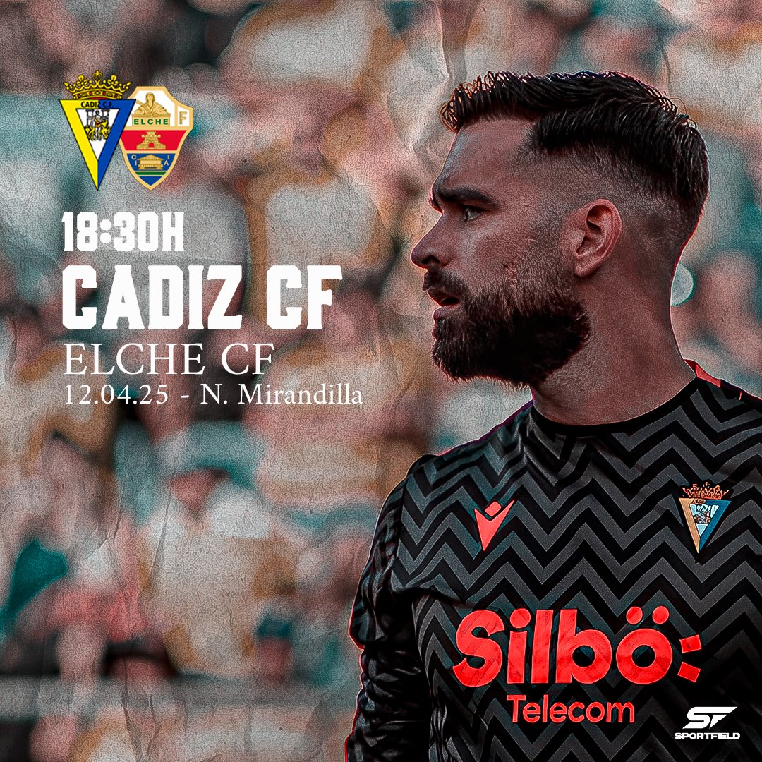 Matchday! <a href="/Cadiz_CF/">Cádiz Club de Fútbol</a>

 🆚 Elche CF 
 🏟 Nuevo Mirandilla
 ⌚ 18:30
 📺 #Vamos