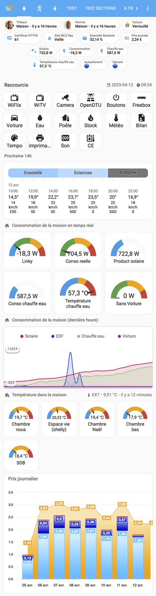 Thiiiibaut's tweet photo. @StitchOnX Tellement plus pratique, plus besoin de penser à rien et avec la production solaire tout est géré en toute autonomie 😋 https://t.co/k75Xxm5ao6