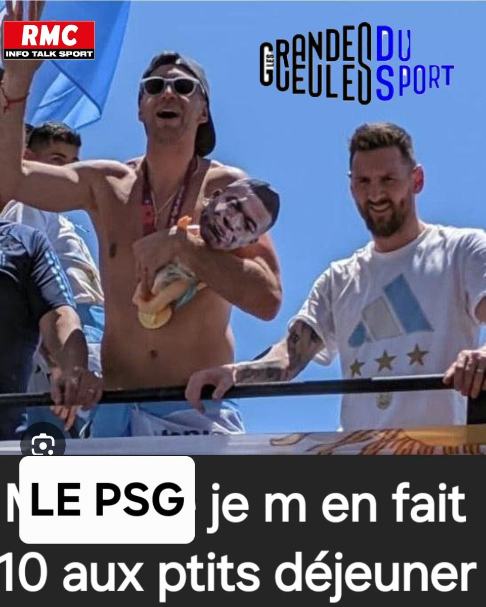 Toi !
Le supporter du <a href="/PSG_inside/">Paris Saint-Germain</a> 
Tu as aimé que Martinez en prenne 3
Vote le sujet 1 de <a href="/ccessieux06/">Cessieux christophe</a> 
#rmclive