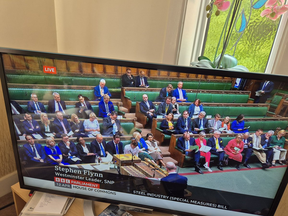Looks like the Tories and other opposition aren't so bothered about saving steel jobs