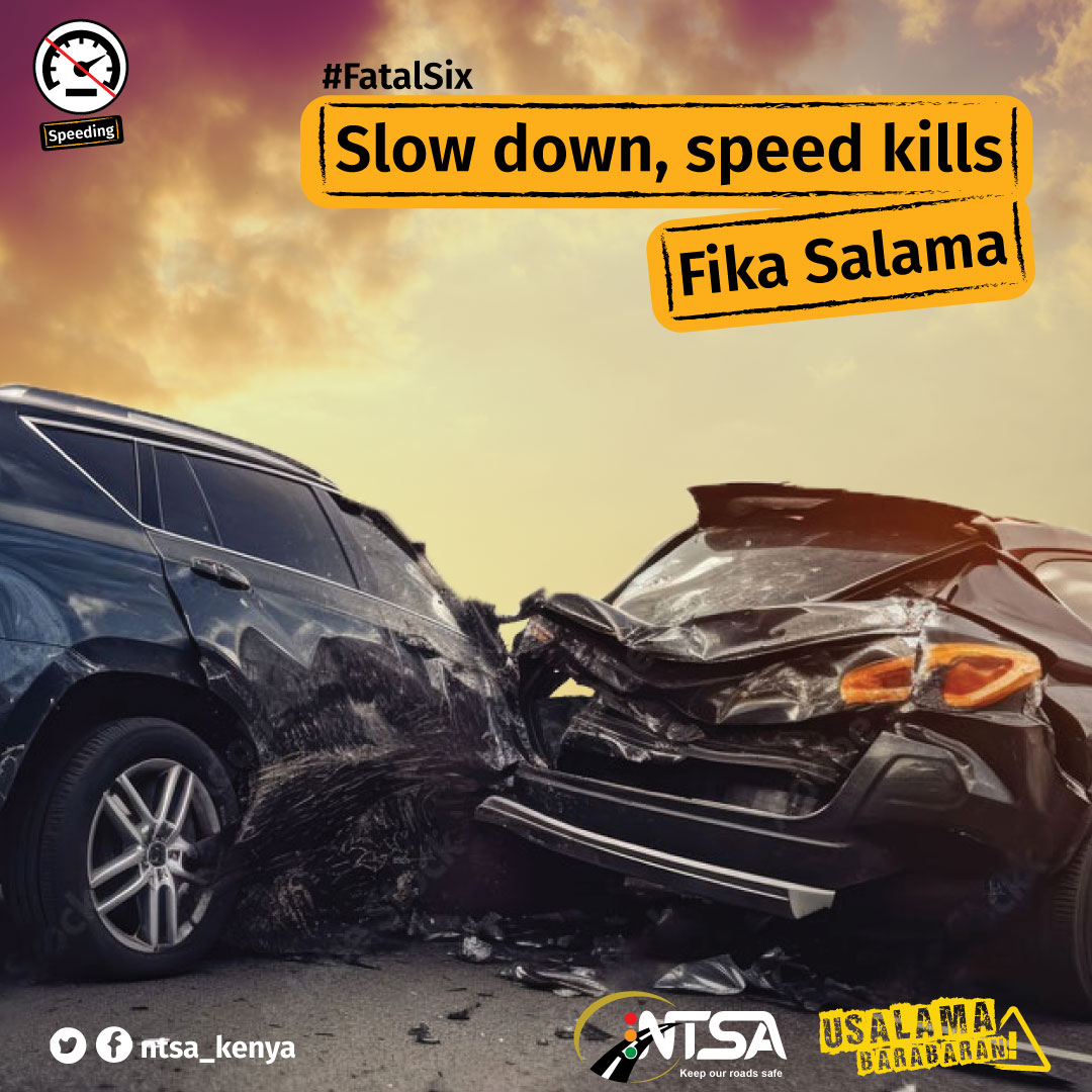 Speeding isn’t worth the risk! Slow down, stay safe, and make it home to your loved ones. Every second counts on the road. #FatalSix #SlowDown