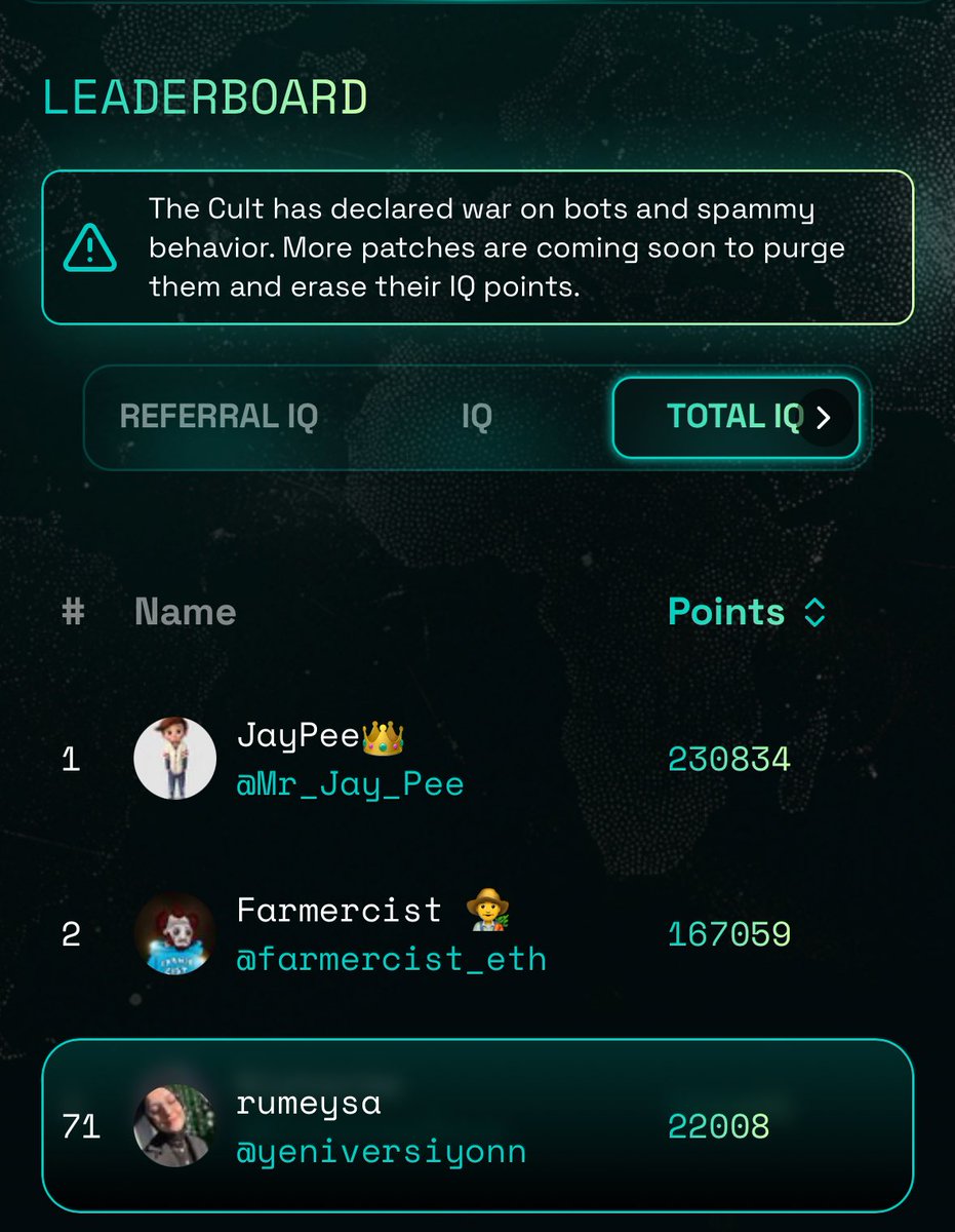 yeniversiyonn's tweet image. 🚀 AI Hub’da yapay zekâ ile yarışıyorum! 
🏅 Toplam IQ: 71
🥇 IQ Sıralaması: 4. sıradayım!

Sen de bu heyecana katıl, yapay zekâ dünyasında yerini al! 

👉 Hemen başla: ai.hub.xyz/cult/yeniversi…

#AIHub #YapayZeka #IQChallenge #GeleceğiYakala

@hubdotxyz