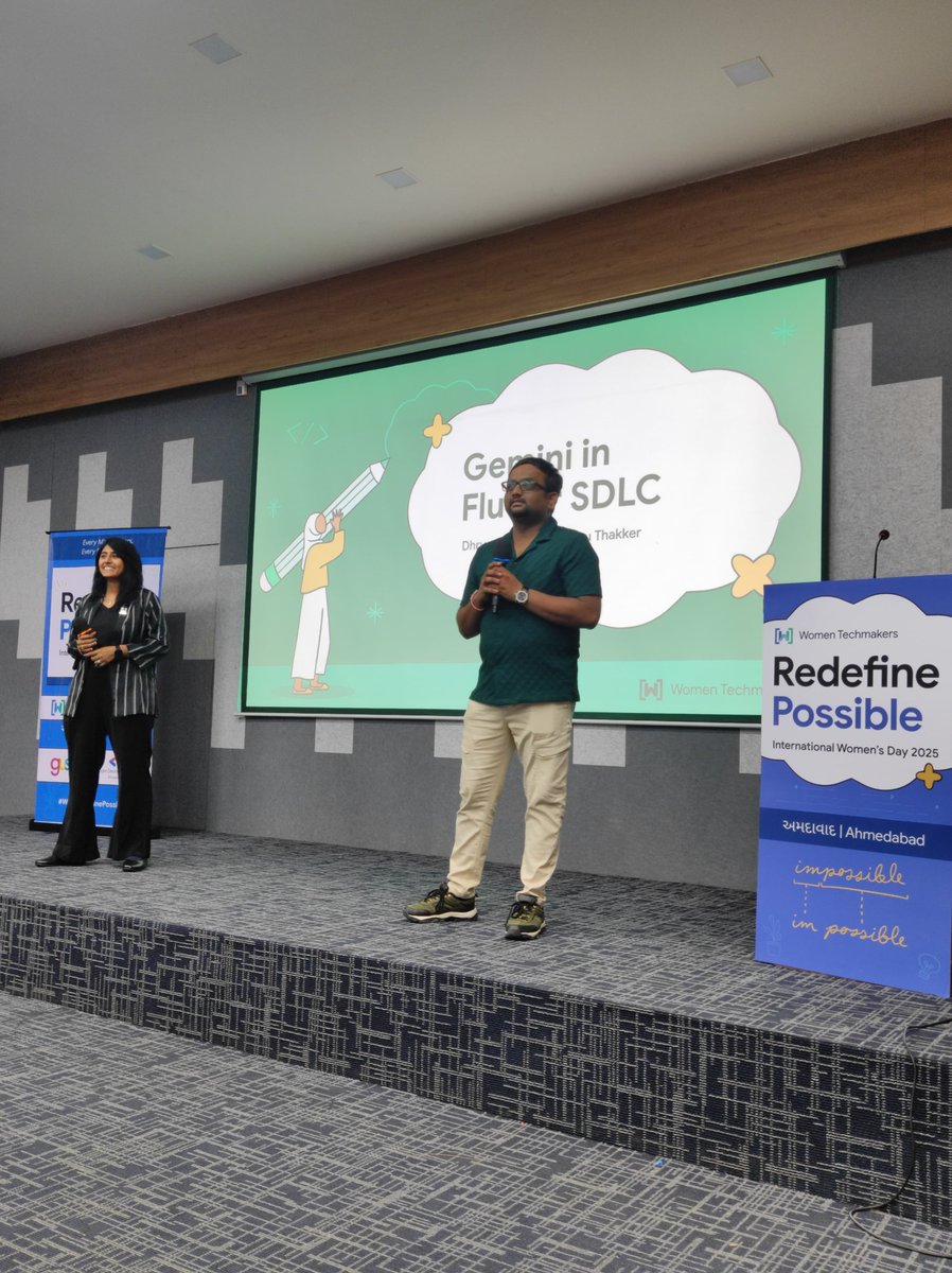 Google Developers Group Ahmedabad (@gdgahmedabad) on Twitter photo Live now at #WTMIWD! 🚀 <a href="/dhuma1981/">Dhrumil Shah 🏡 💙</a> & <a href="/KhushbuThakker/">khushbu🏘️💙#WTMAmbassador #Flutter</a> are diving into Gemini & Flutter SDLC—unlocking AI-powered efficiency, innovation & speed!
🔥 Stay tuned for expert insights on faster dev cycles & smarter debugging! 💡
<a href="/GoogleDevsIN/">Google for Developers India</a>
#WTMIWD #Flutter #AIinTech Live now at #WTMIWD! 🚀 <a href="/dhuma1981/">Dhrumil Shah 🏡 💙</a> & <a href="/KhushbuThakker/">khushbu🏘️💙#WTMAmbassador #Flutter</a> are diving into Gemini & Flutter SDLC—unlocking AI-powered efficiency, innovation & speed!
🔥 Stay tuned for expert insights on faster dev cycles & smarter debugging! 💡
<a href="/GoogleDevsIN/">Google for Developers India</a>
#WTMIWD #Flutter #AIinTech