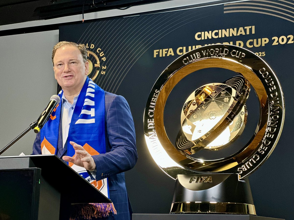 NacionFCC's tweet photo. La presentación de la Copa
Del Mundial de Clubes https://t.co/7r78UuI3C5