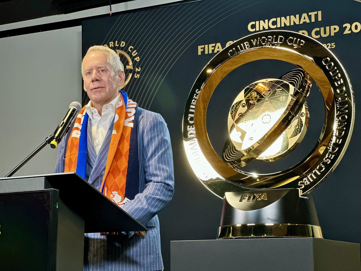 NacionFCC's tweet photo. La presentación de la Copa
Del Mundial de Clubes https://t.co/7r78UuI3C5