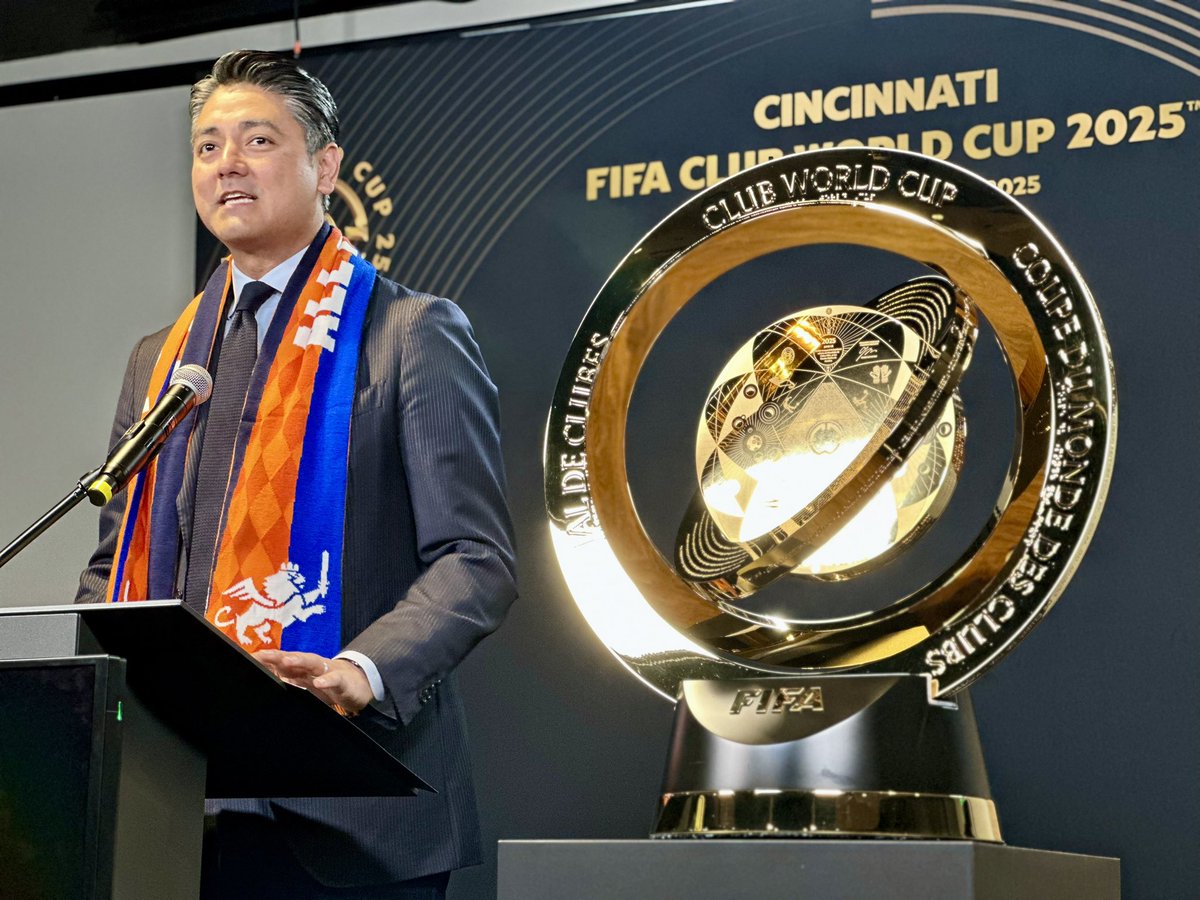 NacionFCC's tweet photo. La presentación de la Copa
Del Mundial de Clubes https://t.co/7r78UuI3C5