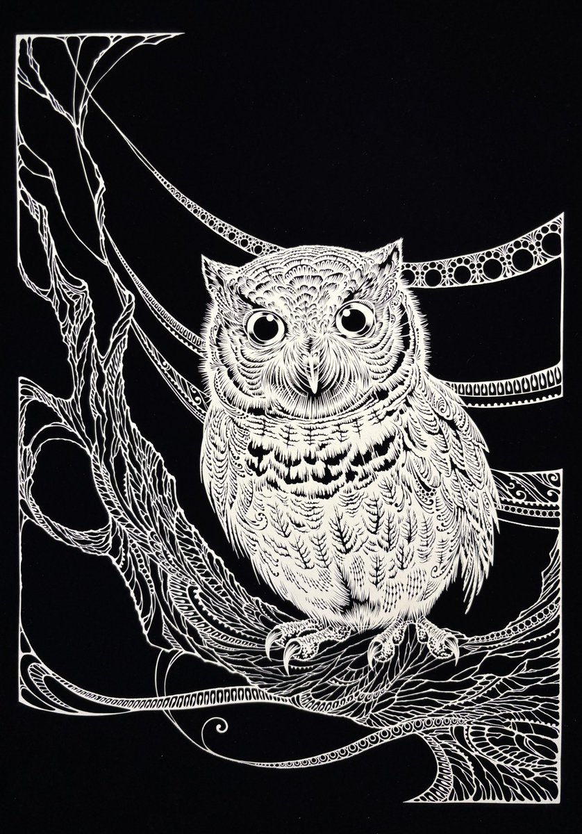 ぬーん

#寄りで圧倒せよ
#切り絵 