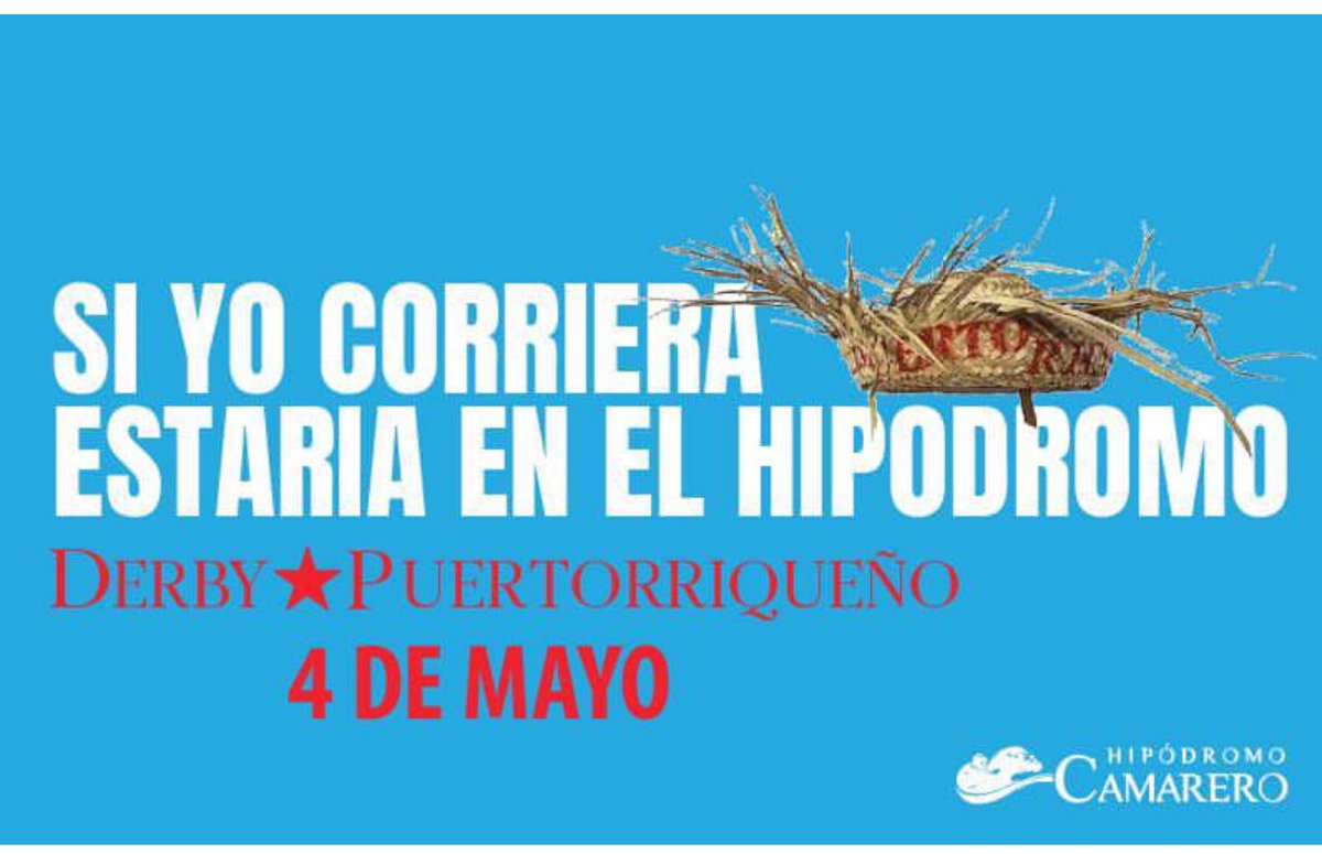 𝟏𝟎 𝐅𝐮𝐫𝐥𝐨𝐧𝐠𝐬 (@diezfurlongs) on Twitter photo 🇵🇷 | Derby Puertorriqueño, Primera gema de la triple corona. Domingo 4 de mayo <a href="/camareropr/">Hipódromo Camarero</a> 🇵🇷 | Derby Puertorriqueño, Primera gema de la triple corona. Domingo 4 de mayo <a href="/camareropr/">Hipódromo Camarero</a>
