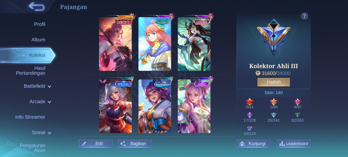 Keyz Store | Joki ML | Jual Akun ML tweet media